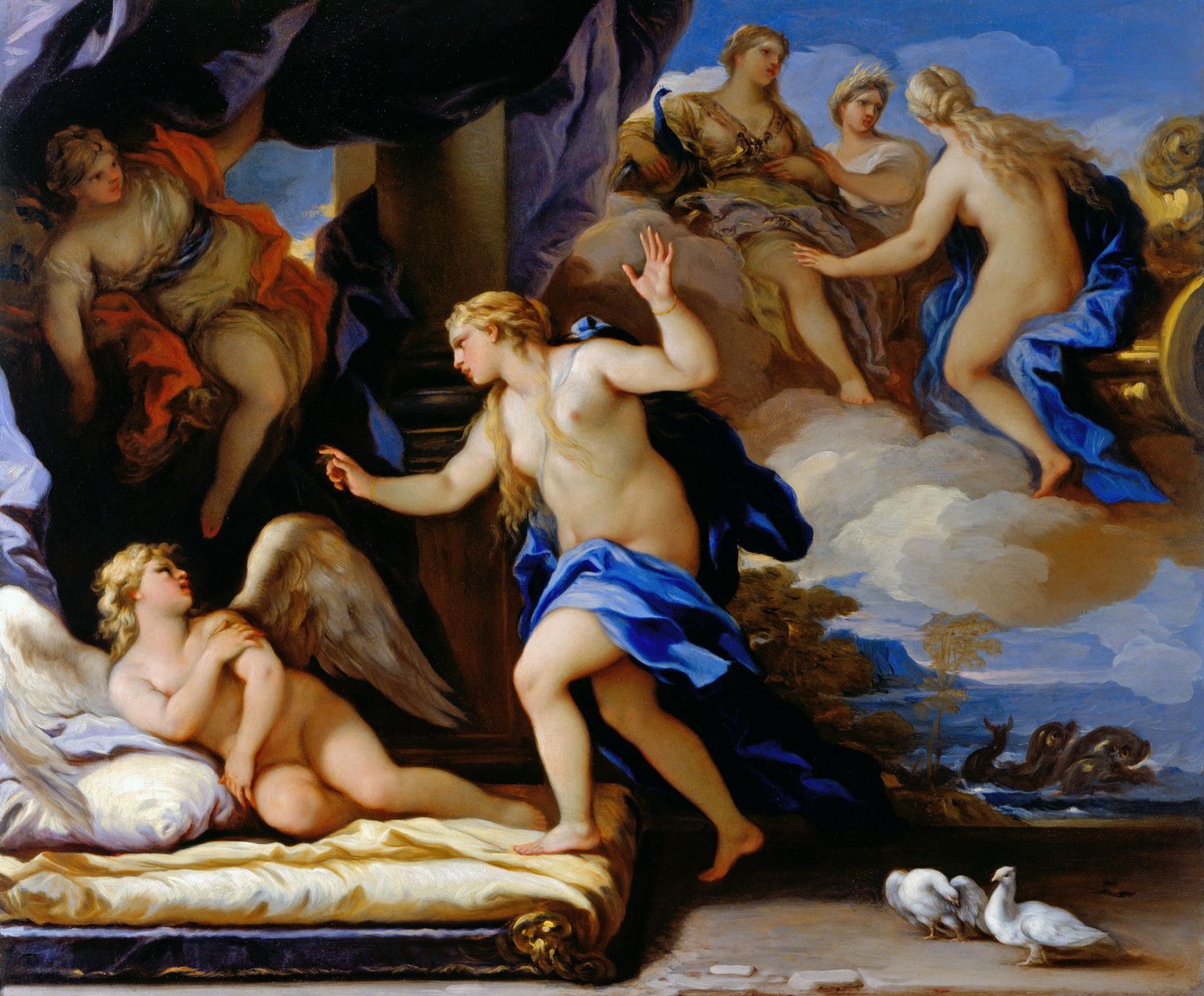 Venus chides Cupid – Giordano